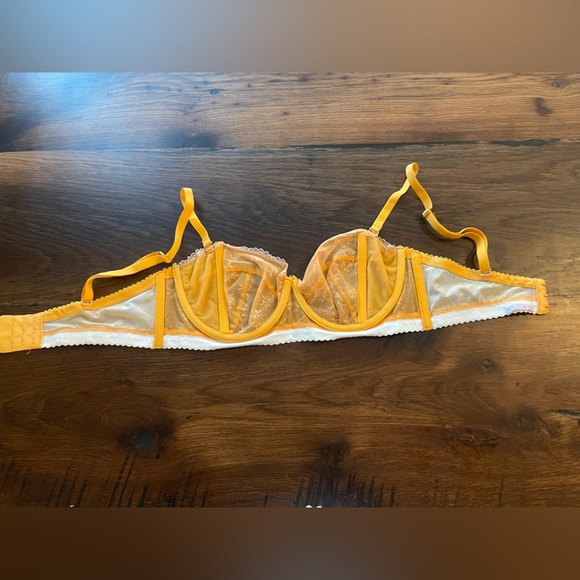 Savage X Fenty Orange and Pink Lacey Bra - Picture 5 of 6